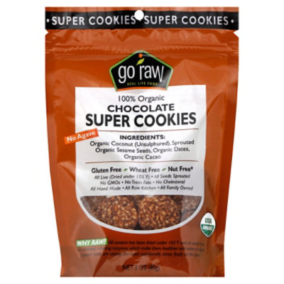 Go Raw Chocolate Super Cookies - 3 Oz