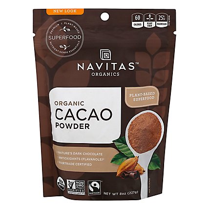 Navitas Naturals Mayan Superfood Cacao Powder - 8 Oz - Image 3