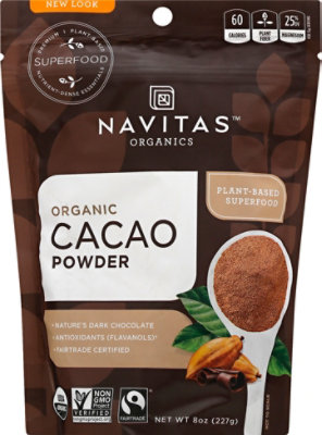 Navitas Naturals Mayan Superfood Cacao Powder - 8 Oz - Image 2