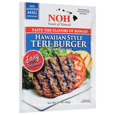 NOH of Hawaii Seasoning Mix Teriyaki Hawaiian Burger - 1.5 Oz