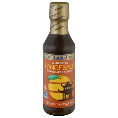 San-J Orange Sauce Gluten Free Natural - 10 Fl. Oz. - Image 3