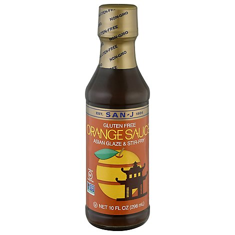 San-J Orange Sauce Gluten Free Natural - 10 Fl. Oz.