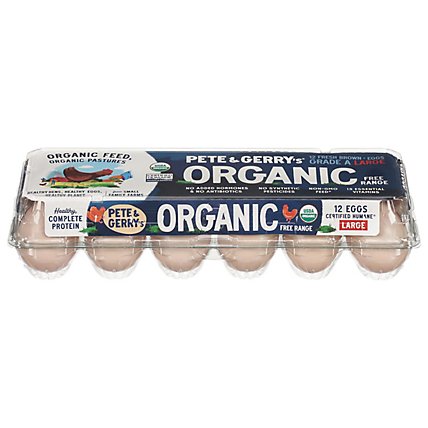 Pete & Gerrys Organic Eggs Free Range Large - 12 Count - Image 3