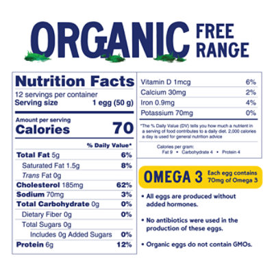 Pete & Gerrys Organic Eggs Free Range Large - 12 Count - Image 5