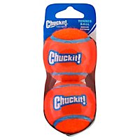 Chuckit! Dog Toy Tennis Ball Medium Blister Pack - 2 Count - Image 1