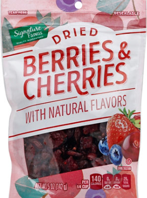 Signature Select/Farms Berries & Cherries Dried - 5 Oz - Image 2