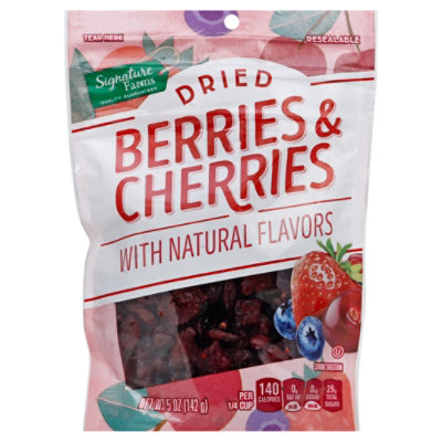 Signature Select/Farms Berries & Cherries Dried - 5 Oz
