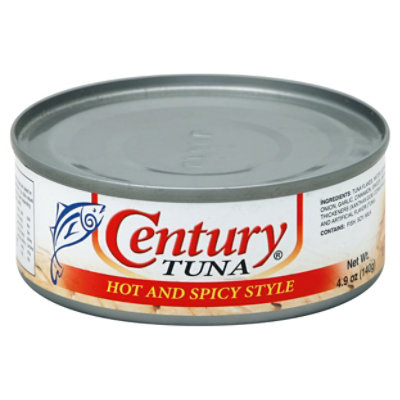 Century Tuna Hot And Spicy - 4.9 Oz