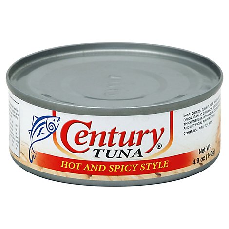 Century Tuna Hot And Spicy - 4.9 Oz