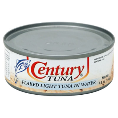 Century Tuna Flaked Light In Water - 4.9 Oz