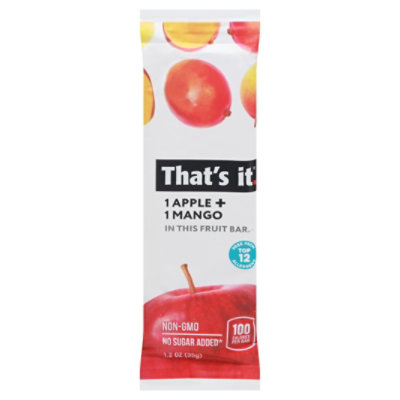 Thats It Apple Mango Fruit Bar - 1.2 Oz - Image 3