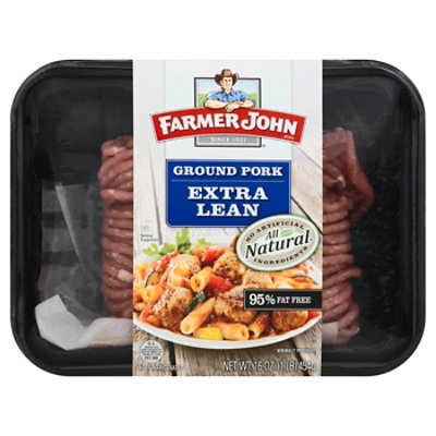 Farmer John Extra Lean Fresh Ground Pork 16 Oz Pavilions