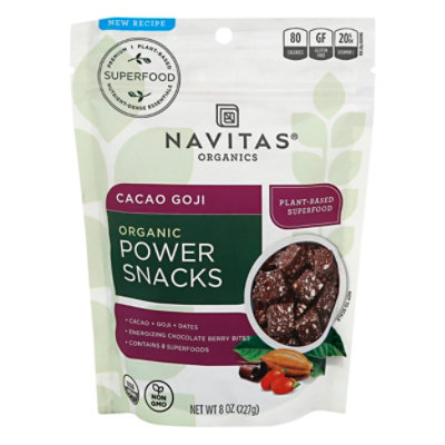 Navitas Naturals Cacao Goji Superfood Power Snack - 8 Oz - Image 3