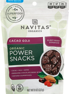 Navitas Naturals Cacao Goji Superfood Power Snack - 8 Oz - Image 2