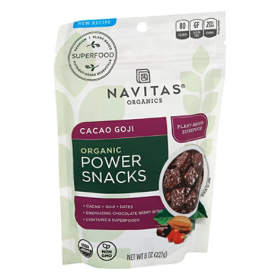 Navitas Naturals Cacao Goji Superfood Power Snack - 8 Oz - Image 1