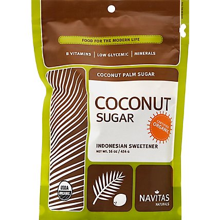 Navitas Naturals Indonesian Sweetener Coconut Palm Sugar - 16 Oz - Image 2