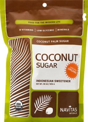 Navitas Naturals Indonesian Sweetener Coconut Palm Sugar - 16 Oz - Vons