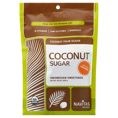 Navitas Naturals Indonesian Sweetener Coconut Palm Sugar - 16 Oz - jewelosco