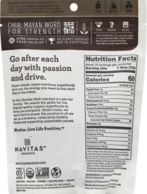 Navitas Naturals Chia Seeds - 8 Oz - Image 6