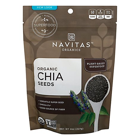 Navitas Naturals Chia Seeds - 8 Oz