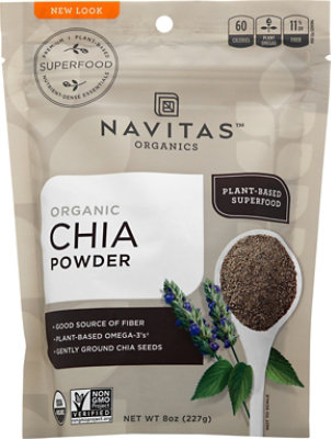 Navitas Naturals Chia Powder Sprouted - 8 Oz - Image 2