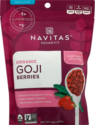 Navitas Naturals Sun Bried Goji Berries - 8 Oz - Image 2
