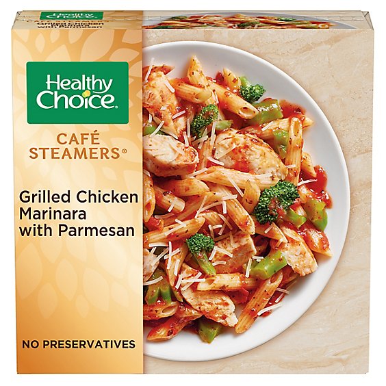 Healthy Choice Cafe Steamers Grilled Chicken Marinara With Parmesan Frozen Meal - 9.5 Oz