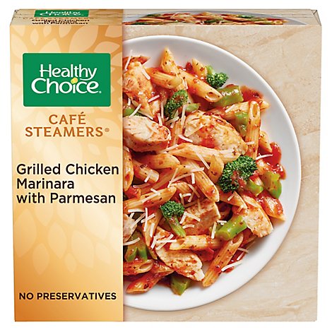 Healthy Choice Cafe Steamers Chicken Grilled Marinara with Parmesan - 9.5 Oz