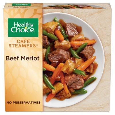 Healthy Choice Cafe Steamers Meals Low-Fat Beef Merlot - 9.5 Oz