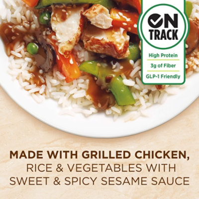 Healthy Choice Cafe Steamers Sweet Sesame Glazed Chicken Frozen Meal - 9.75 Oz - Image 2