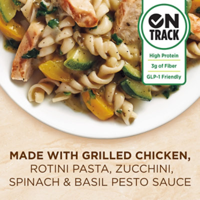 Healthy Choice Cafe Steamers Grilled Chicken Pesto With Vegetables Frozen Meal - 9.9 Oz - Image 2