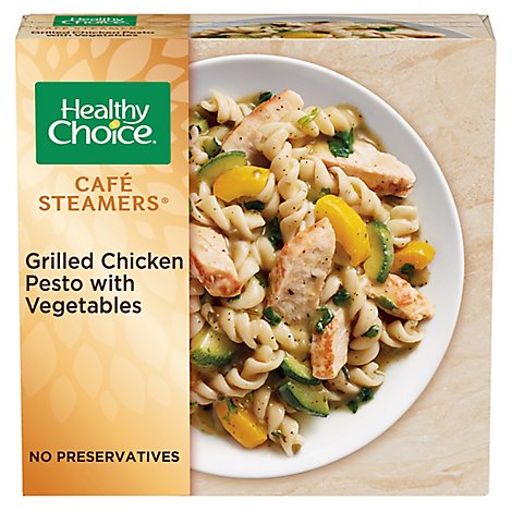 Healthy Choice Cafe Steamers Chicken Grilled Pesto with Vegetables - 9.9 Oz