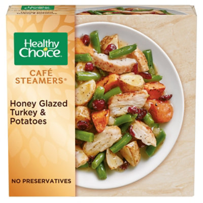 Healthy Choice Cafe Steamers Honey Glazed Turkey & Potatoes Frozen Meal - 9.5 Oz - Image 1