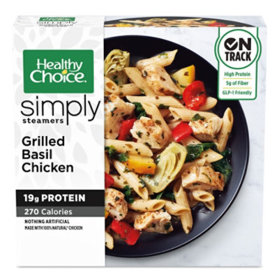 Healthy Choice Simply Steamers Grilled Basil Chicken Frozen Meal - 9.9 Oz - Image 1