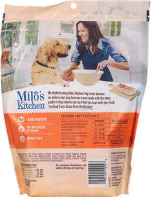 Milos Kitchen Dog Treats Home Style Chicken Jerky Recipe Pouch - 15 Oz - Image 5