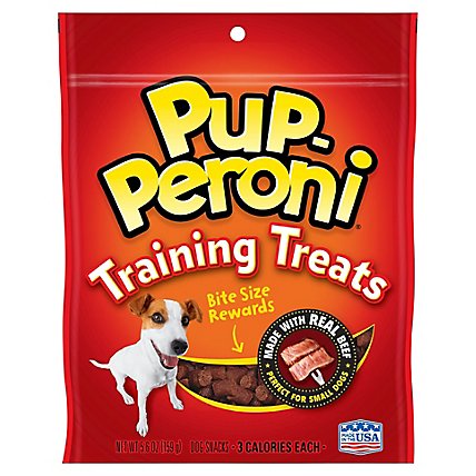 Pup-Peroni Dog Snacks Training Treats Pouch - 5.6 Oz - Image 1