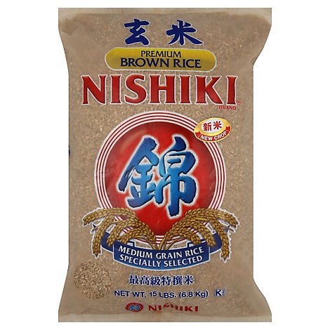 Nishiki Rice Brown Premium - 15 Lb