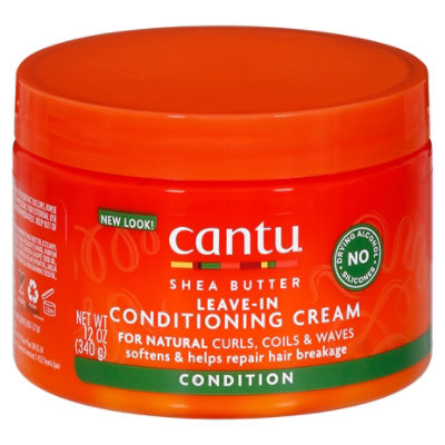 Cantu Shea Butter Cream Leave-In Conditioning For Natural Hair - 12 Oz - Image 2