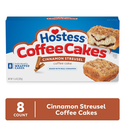 Hostess Coffee Cakes Cinnamon Streusel - 11.6 Oz