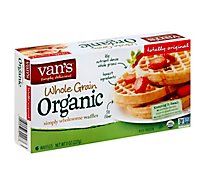 Vans Waffles Organics Whole Grain Original 6 Count - 8.5 Oz