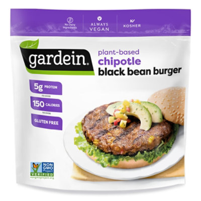 Gardein Gluten Free Chipotle Black Bean Burger - 12 Oz