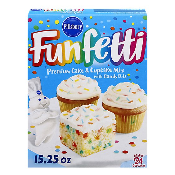 Pillsbury Funfetti Cake Mix Spring With Candy Bits - 15.25 Oz