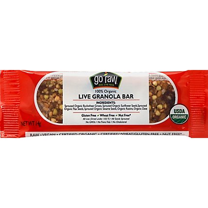 Go Raw Live Granola Bar - .42 Oz - Image 2