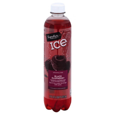 Signature SELECT Water Sparkling Ice Black Raspberry - 17 Fl. Oz.