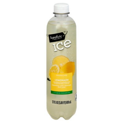 Signature SELECT Water Sparkling Ice Lemonade - 17 Fl. Oz.