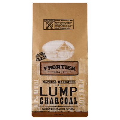 Frontier Natural Hardwood Lump Charcoal - 10 Lb - Tom Thumb
