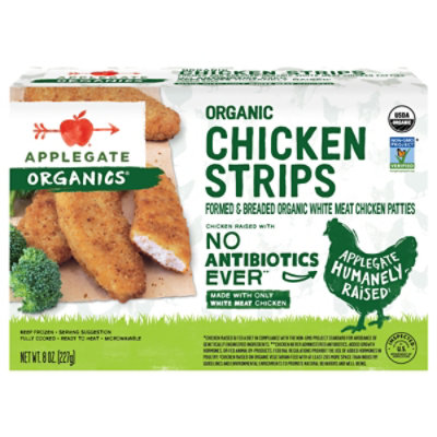 Applegate Organic Chicken Strips Frozen - 8oz - Image 1