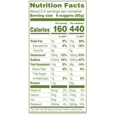 Applegate Natural Gluten-Free Chicken Nuggets Frozen - 8oz - Image 2