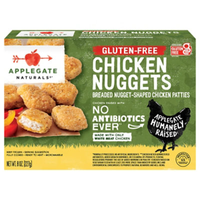 Applegate Natural Gluten Free Chicken Nuggets Frozen 8oz Albertsons