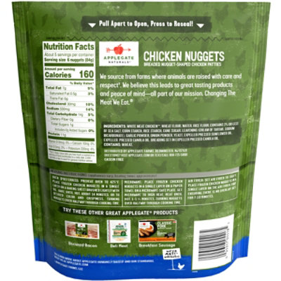 Applegate Naturals Chicken Nuggets - 16 Oz - Image 6